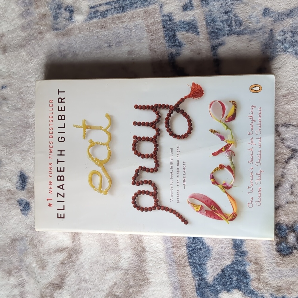 Eat, Pray, Love Book by Elizabeth Gilbert